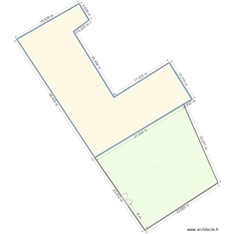 Jardin entrée. Plan de 0 pièce et 0 m2