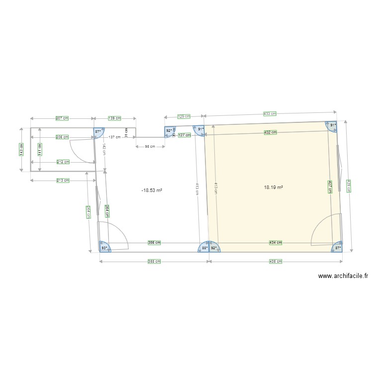 maison renov. Plan de 0 pièce et 0 m2