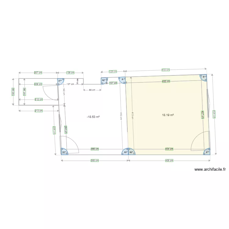maison renov. Plan de 