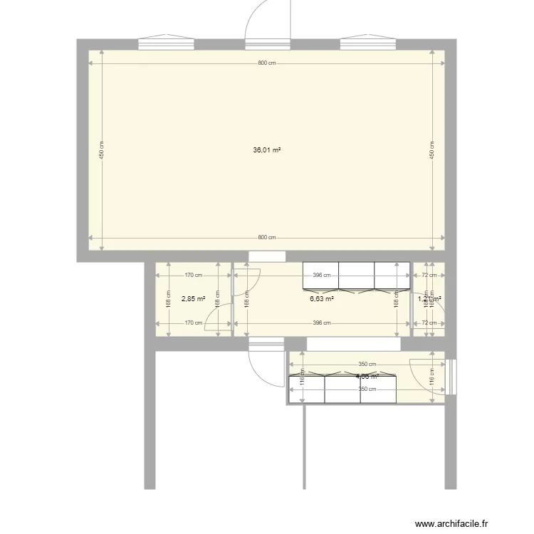 Maison. Plan de 