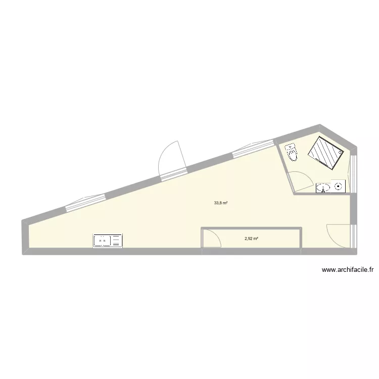 la tranche rdc. Plan de 