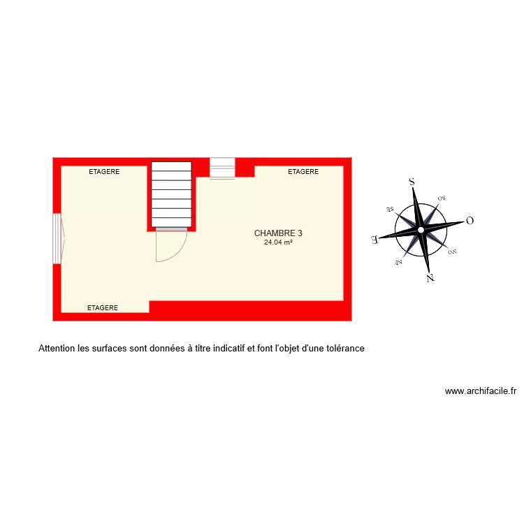 BI 6490 ETAGE 2 MARIAM. Plan de 