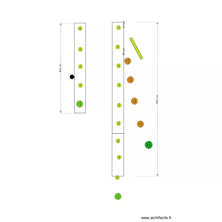 lesbb plantation. Plan de 