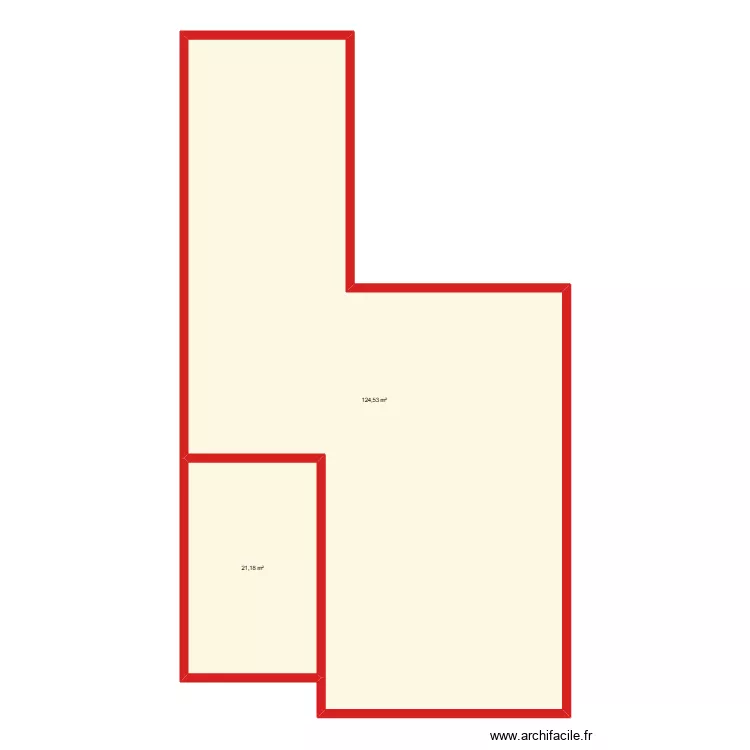 robillard. Plan de 2  et 146 m²