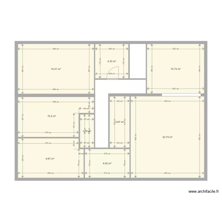 F3 Boll&eacute;e. Plan de 