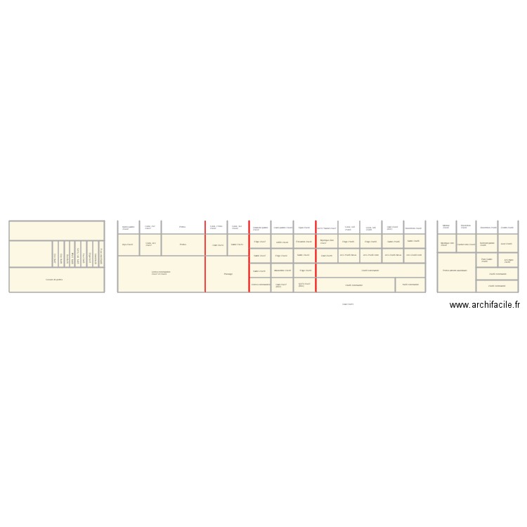 Layout verre sélection 2023. Plan de 53 pièces et 347 m2