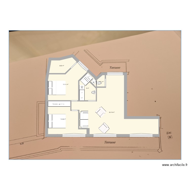 PARIS SOLUTION 1. Plan de 0 pièce et 0 m2