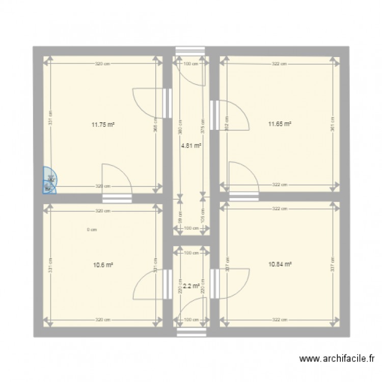 Pav  Plan  18 av des fleurs bagnolet. Plan de 0 pièce et 0 m2