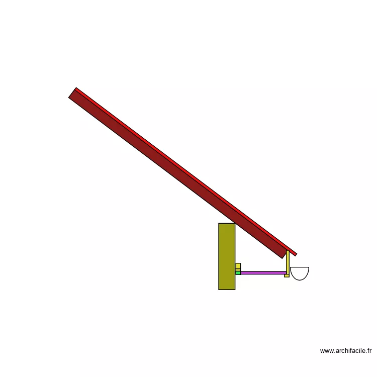 toiture. Plan de toiture. Plan de
