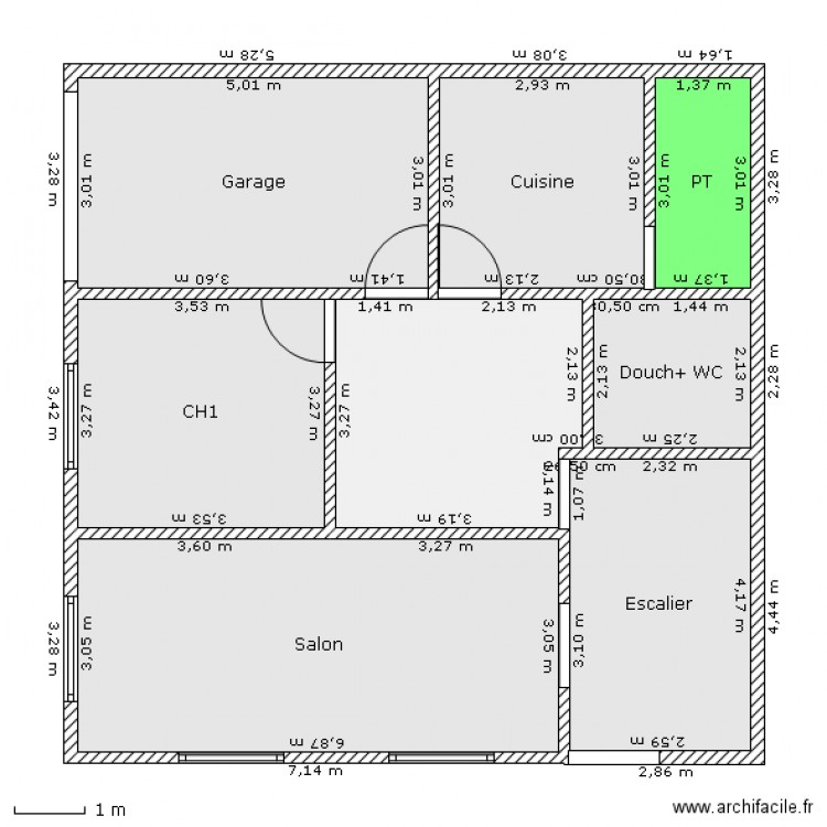 Maison RC. Plan de 0 pièce et 0 m2