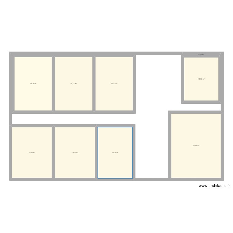 Maison 3D. Plan de 9 pièces et 155 m2