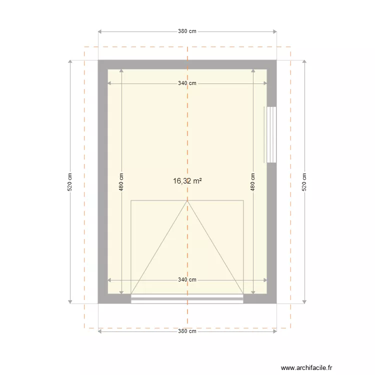 Plan Garage. Plan de 