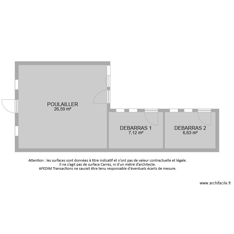 BI 7048 ANNEXES. Plan de 0 pièce et 0 m2