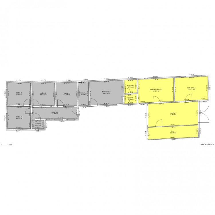 maison 01.3. Plan de 0 pièce et 0 m2