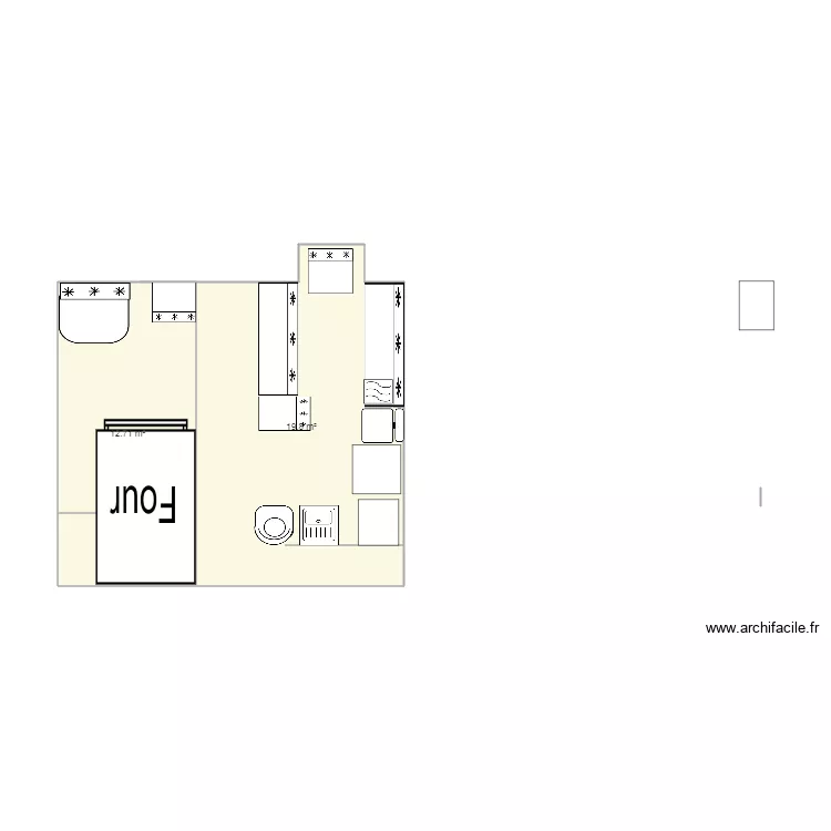 CUISINE FOUR NOUVEAU PROJET 10fev. Plan de 