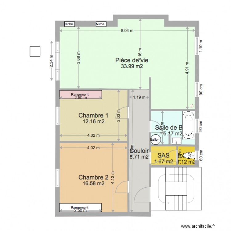 plan appart 2 calais. Plan de 0 pièce et 0 m2