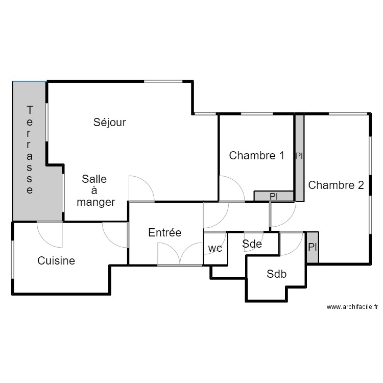 PLAN GARNIER 2. Plan de 12 pièces et 393 m2