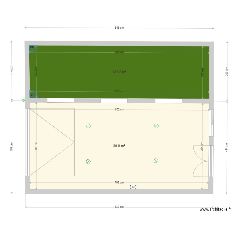 Garage01. Plan de 0 pièce et 0 m2