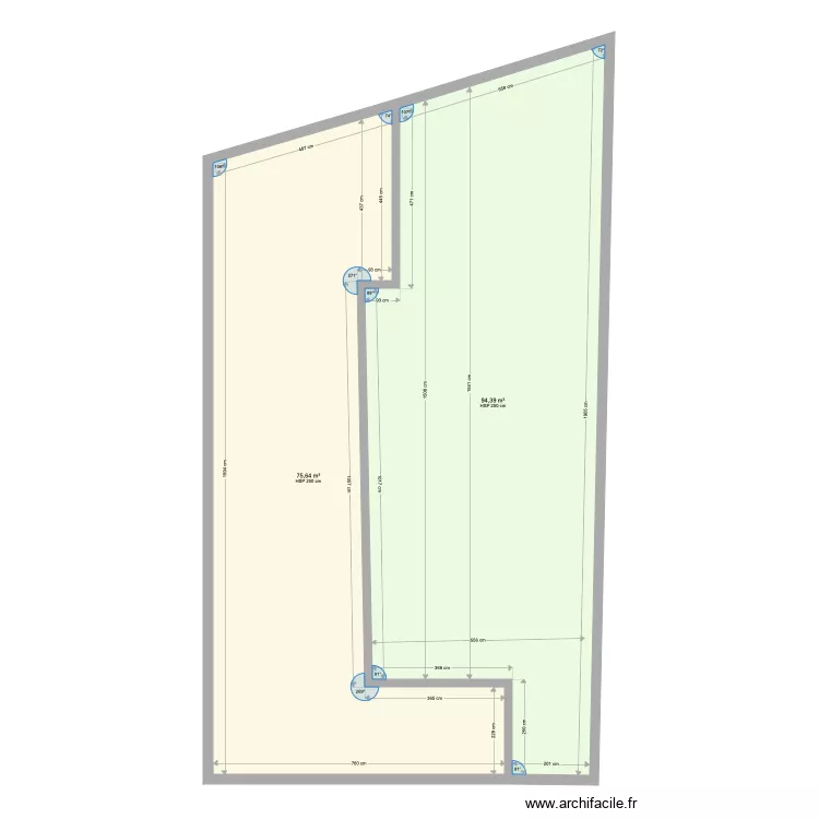 Maison Mathou base. Plan de 