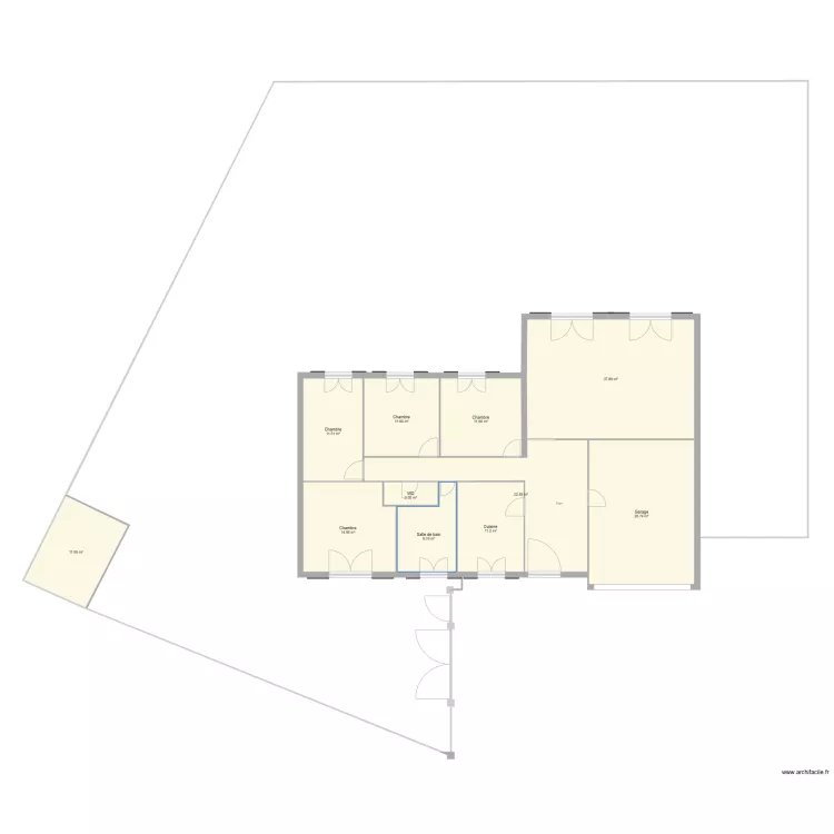 Notre maison. Plan de 