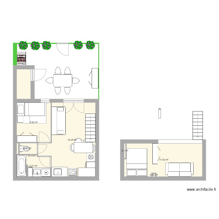 BARCARES Adaptation. Plan de 0 pièce et 0 m2