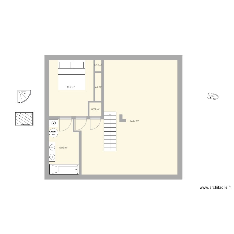 modif brivet. Plan de 0 pièce et 0 m2