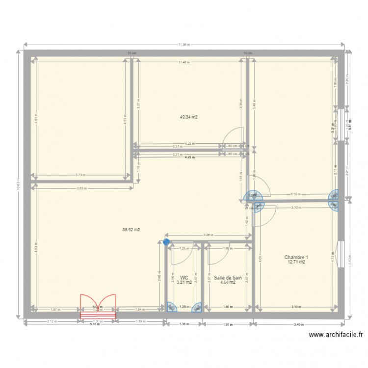 PLAN DE CONSTRUCTION DE VILLA L3ID REBHI. Plan de 0 pièce et 0 m2
