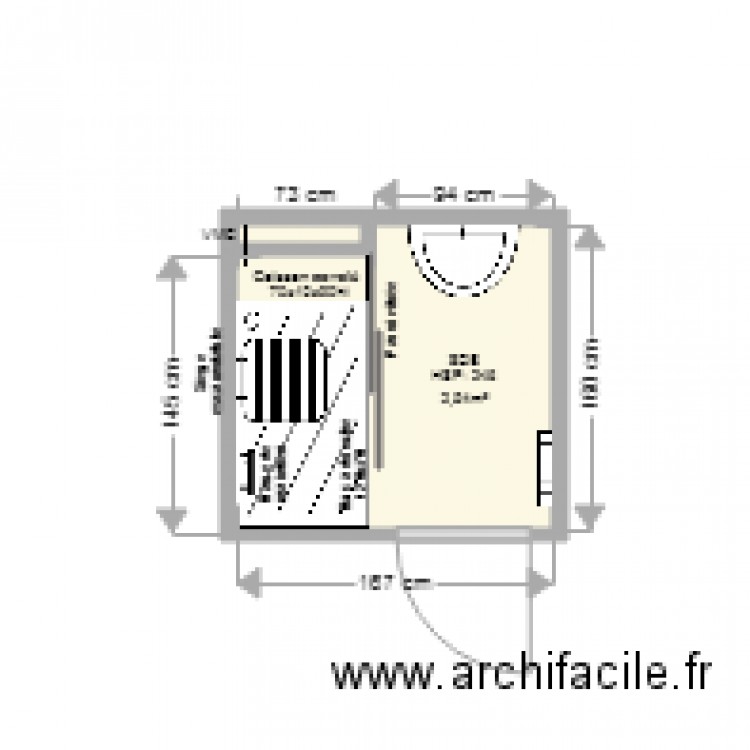 PLAN FAYOLLE PRO SDB PMR. Plan de 0 pièce et 0 m2