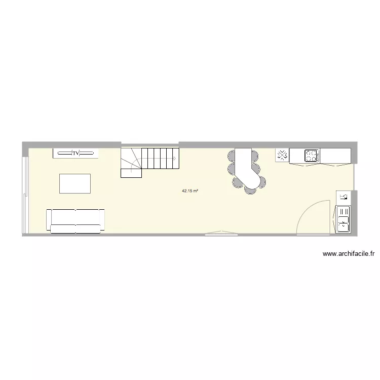 SALON 70190. Plan de 
