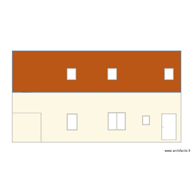 Facade Maison Ar. Plan de 0 pièce et 0 m2