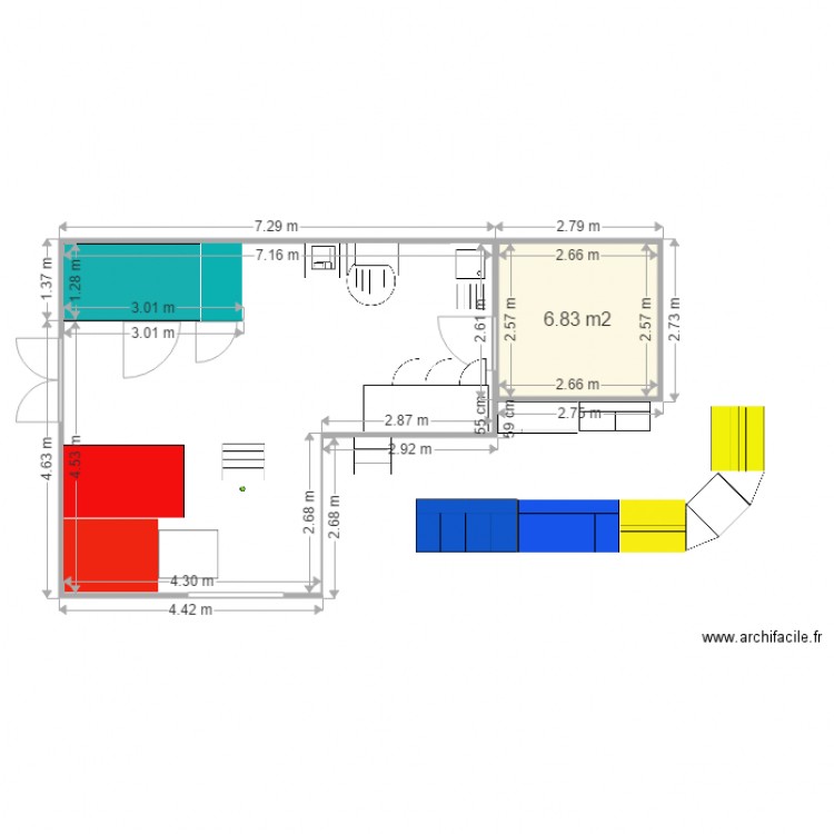 Inter Combronde. Plan de 0 pièce et 0 m2