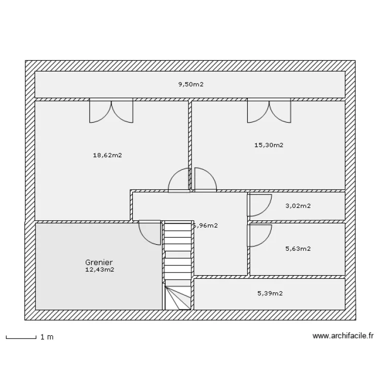 Cornouaille-Etage-option2. Plan de 