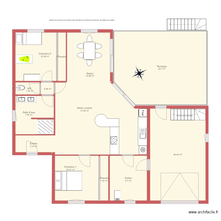 BI 1464 CHEVALLEREAU non côté. Plan de 0 pièce et 0 m2