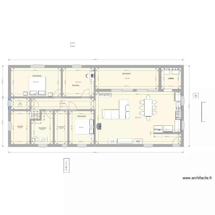 maison 2022 pour devis blattes. Plan de 