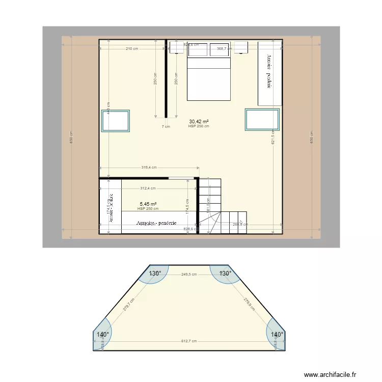 M. GUILLEMOTEAU. Plan de 