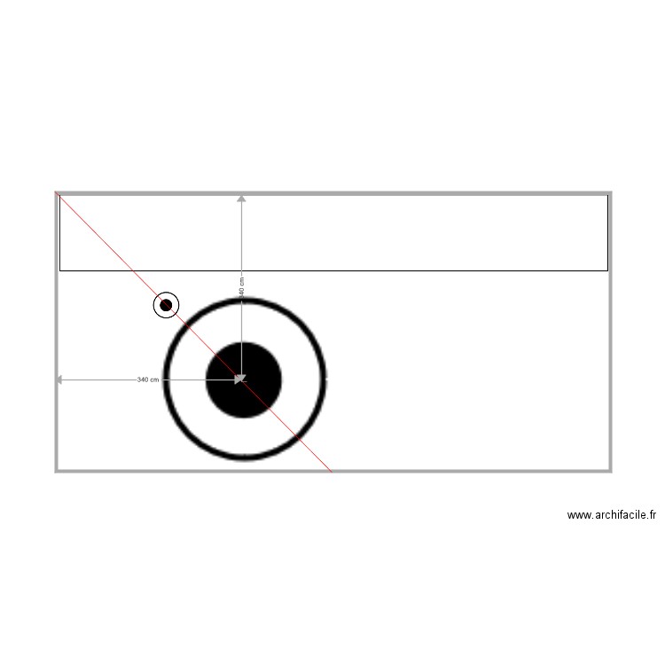 Shower counter. Plan de 0 pièce et 0 m2