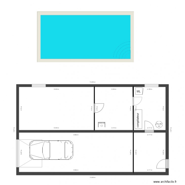 plan sous sol rosnay. Plan de 0 pièce et 0 m2