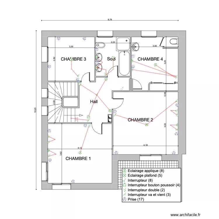 LYON R1. Plan de 