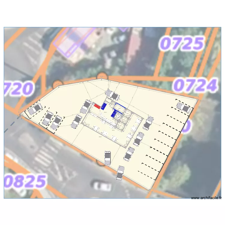 Terrain dillon. Plan de 