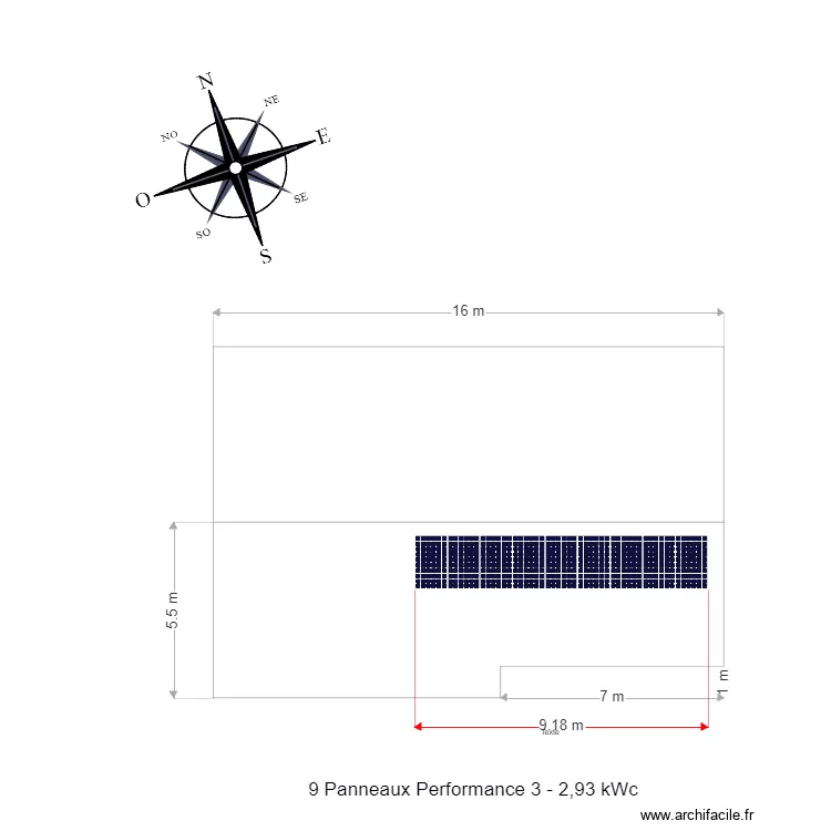 Maison GAREL. Plan de 