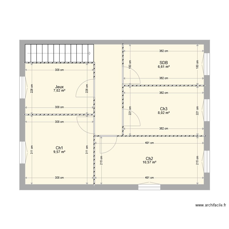 idée d étage. Plan de 0 pièce et 0 m2