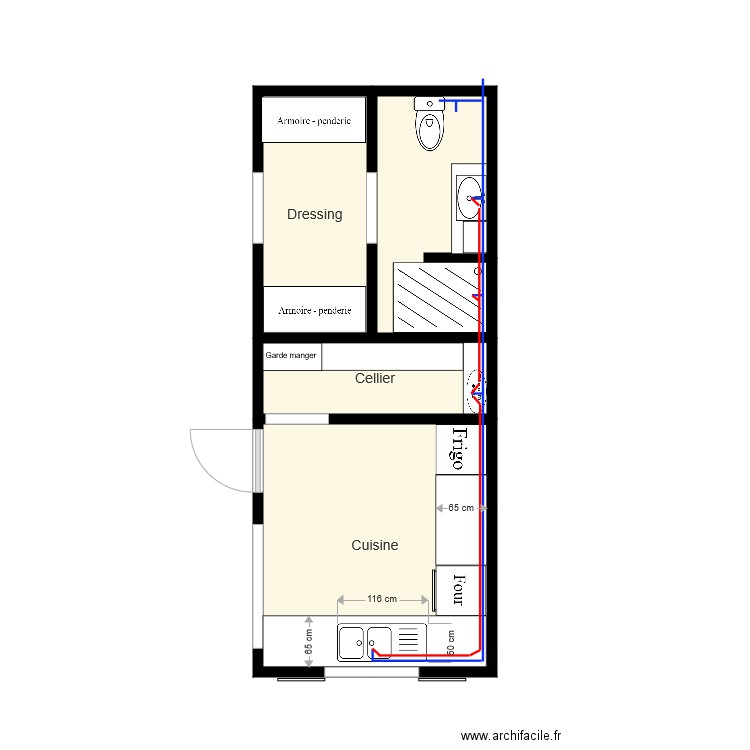 Maison haute Eau. Plan de 0 pièce et 0 m2