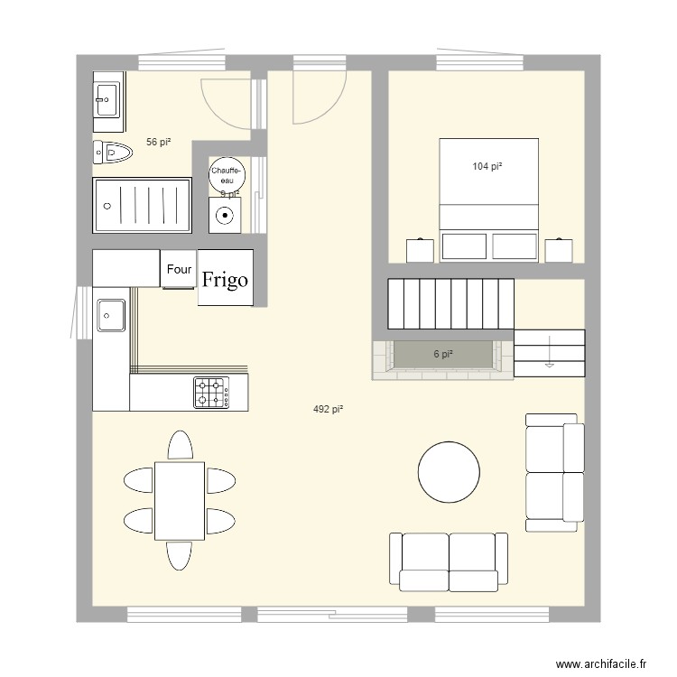 chalet. Plan de 0 pièce et 0 m2