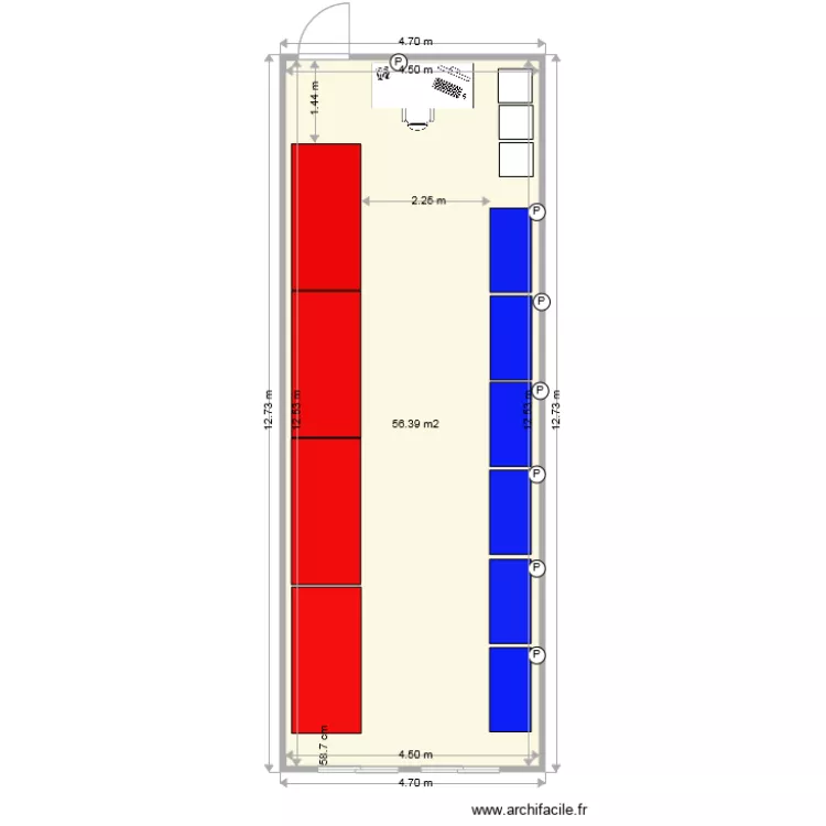 RESERVE ETAGE B11. Plan de 