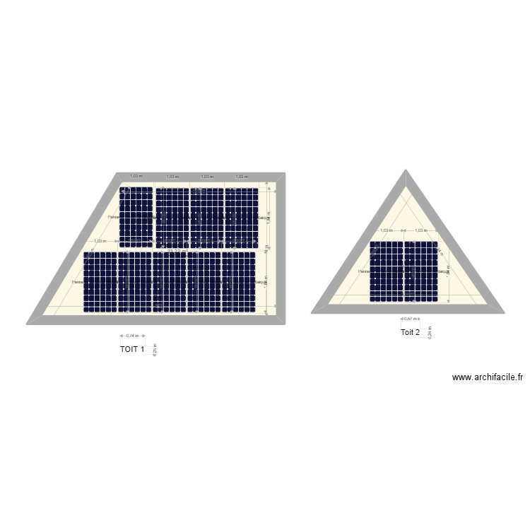 VAN KERCKHOVEN Thierry 80132 comwatt . Plan de 2 pièces et 32 m2