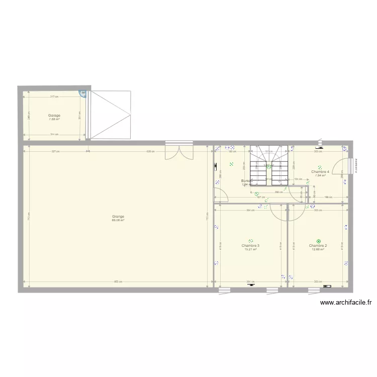 Saint Antheme niveau 1. Plan de Saint Antheme niveau 1. Plan de