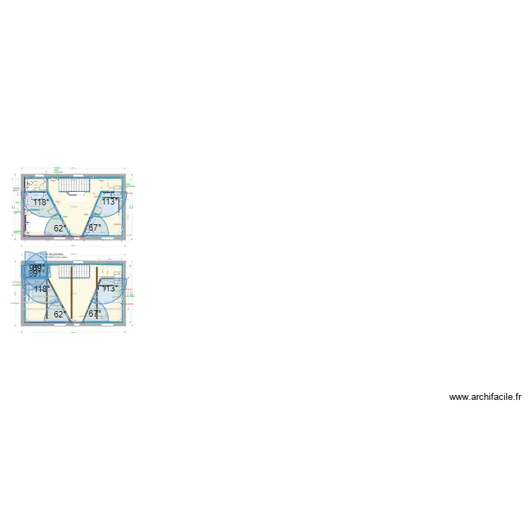 etage marzan v5. Plan de 