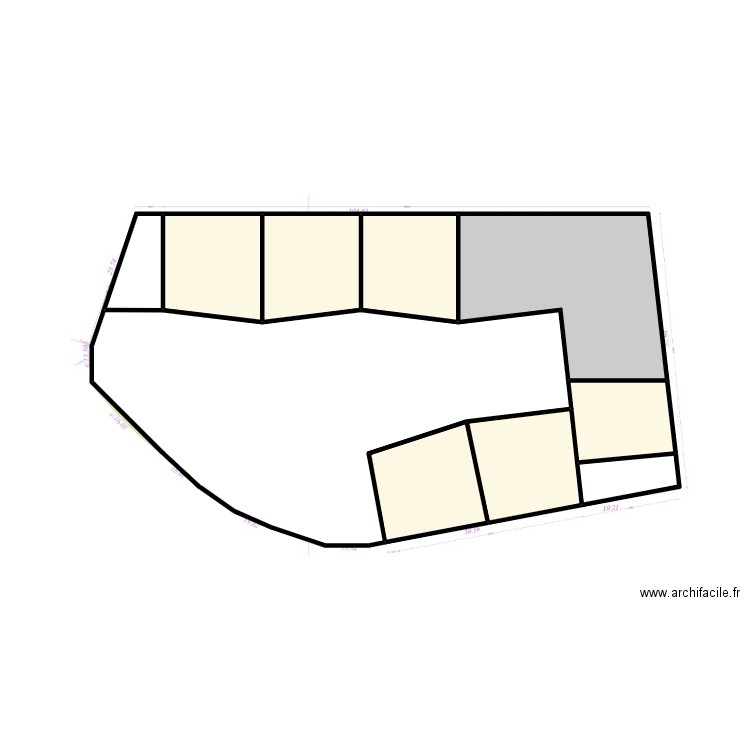 44736. Plan de 0 pièce et 0 m2