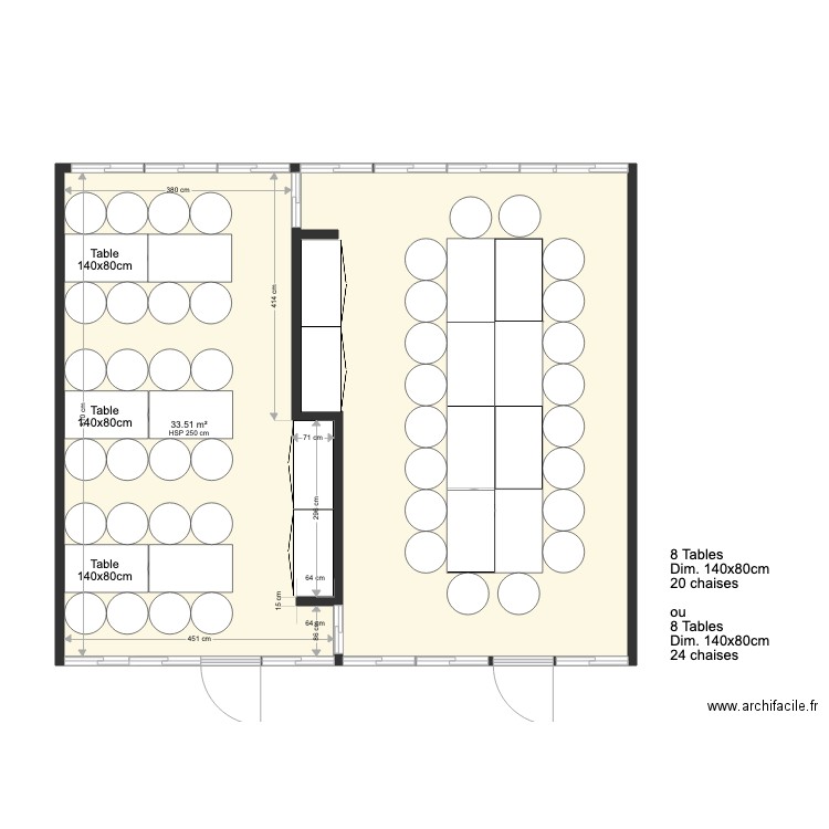 Salle Périscolaire et autre 2. Plan de 0 pièce et 0 m2