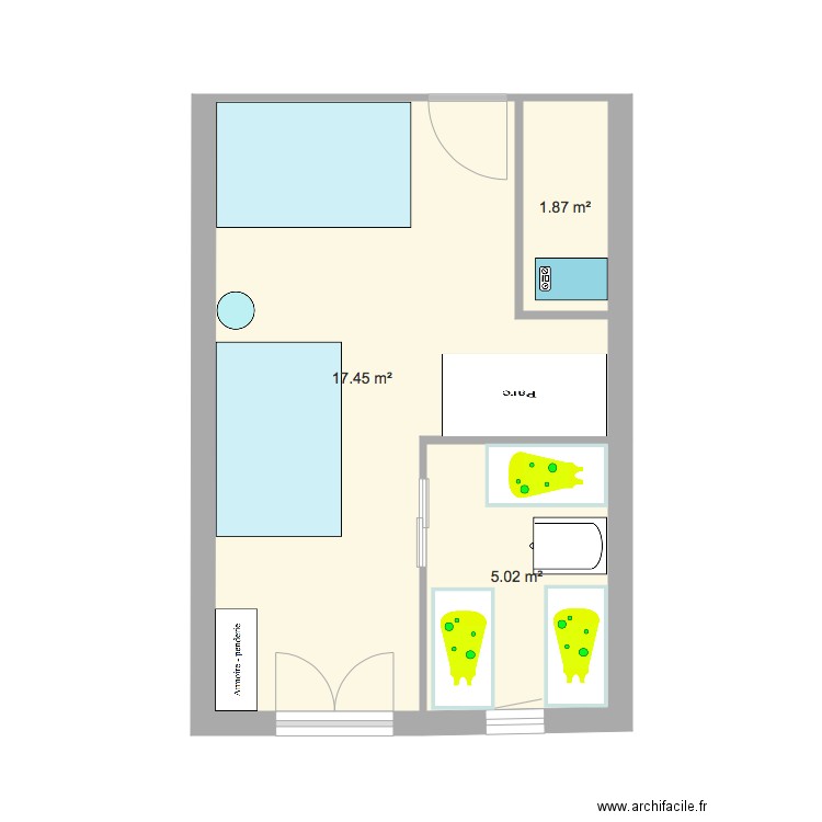 Aménagement garage. Plan de 0 pièce et 0 m2